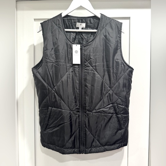 Anthropologie Socialite Mae Puffer Vest S/M NWT Black - Picture 6 of 9